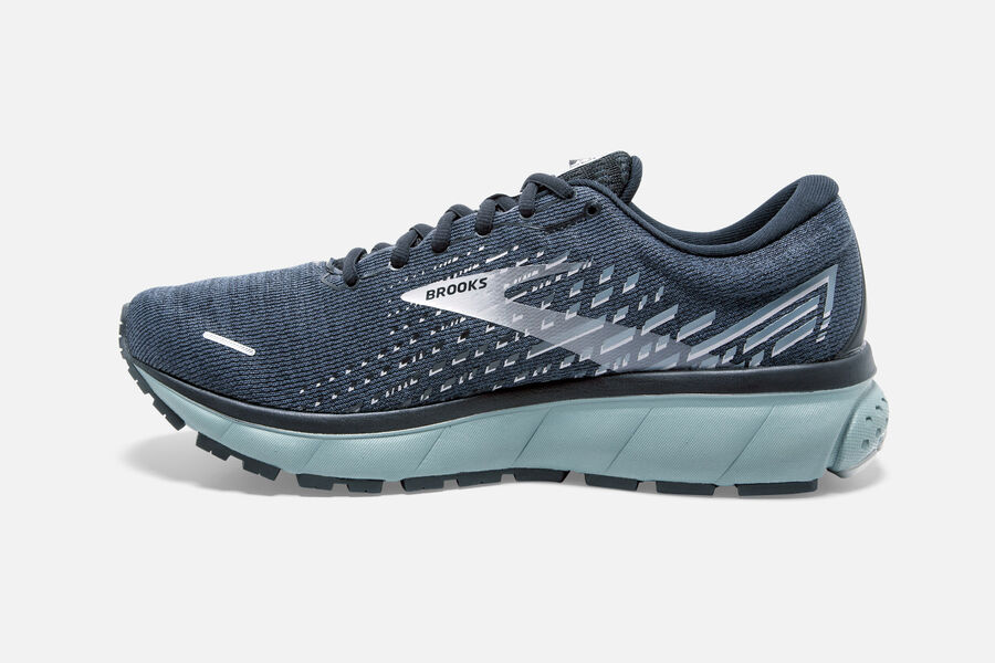 Brooks Ghost 13 Road Running Shoes Mens Navy/Grey 620387-YPA